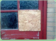 boarded up Barnsley